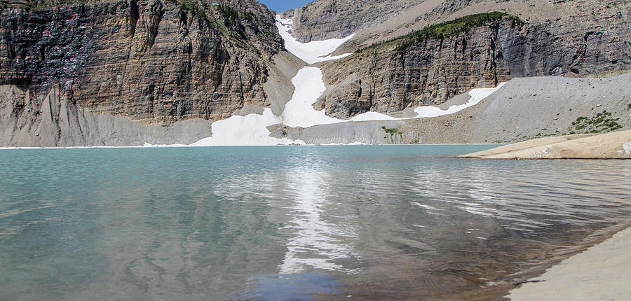 Grinnell Glacier Reflection  Photograph by John McGraw