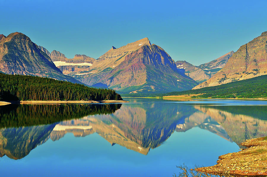 Glacier National Park Photograph - Grinnell Point  by Greg Norrell