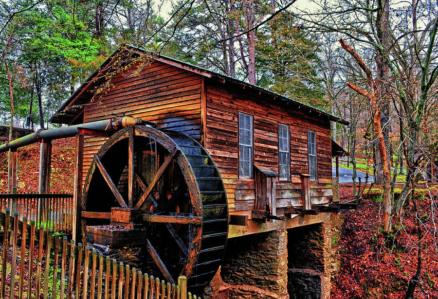 Grist Mill 004 Photograph by George Bostian