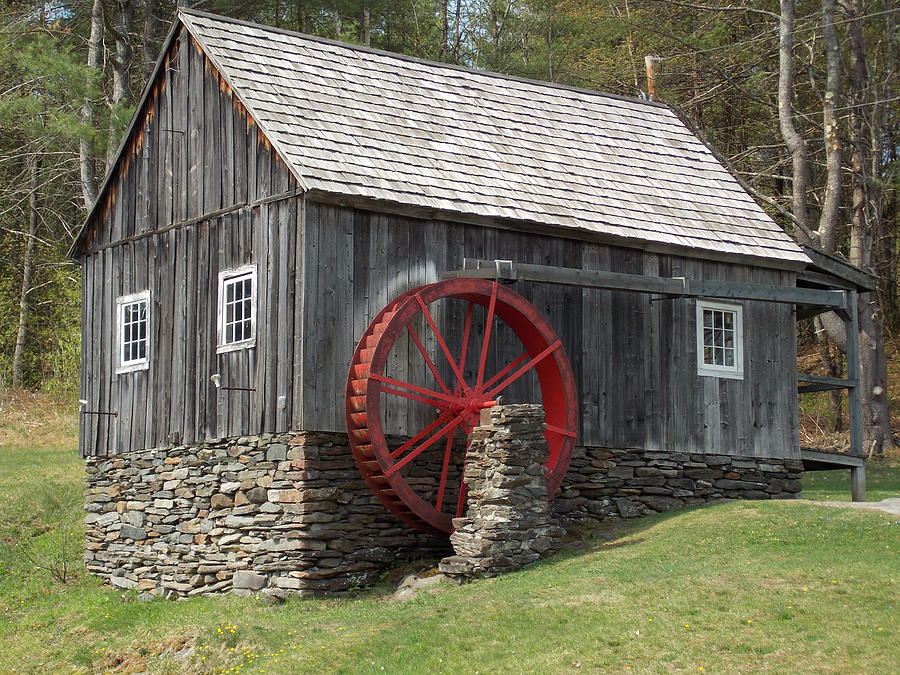 Grist Mill in Vermont Photograph by Catherine Gagne