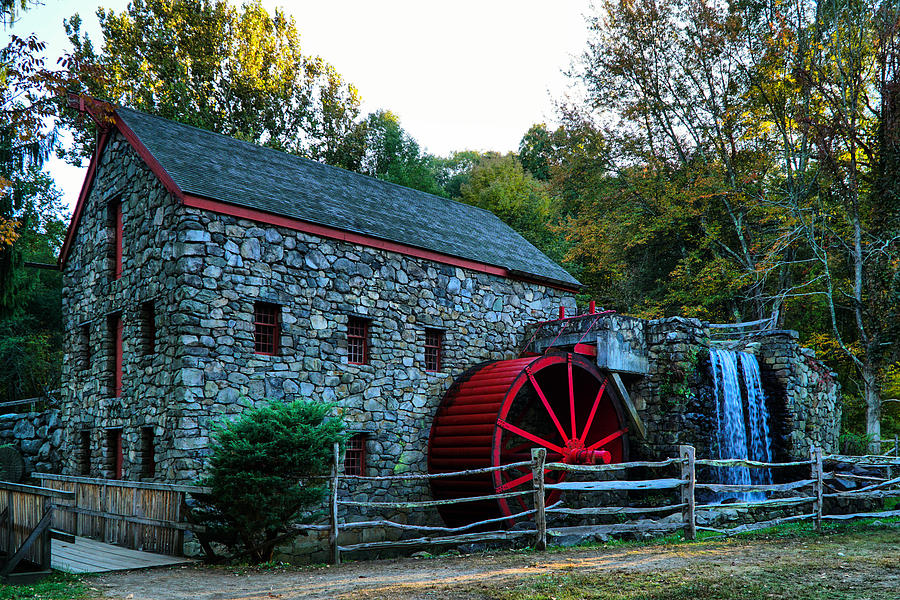 Grist Mill Photograph by Lilia S