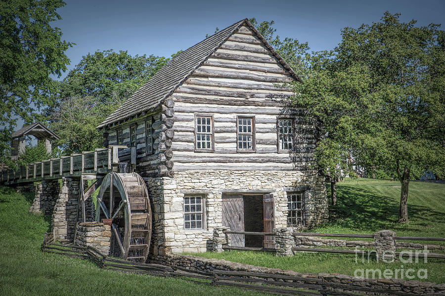 Grist Mill Photograph by Lynn Sprowl