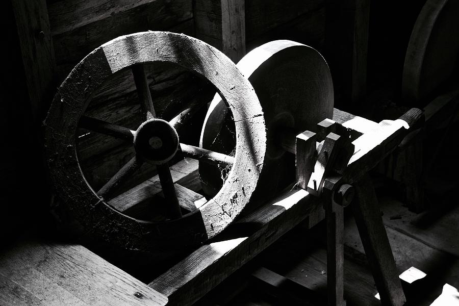 Grist Mill Wheel Photograph by Phil Cappiali Jr