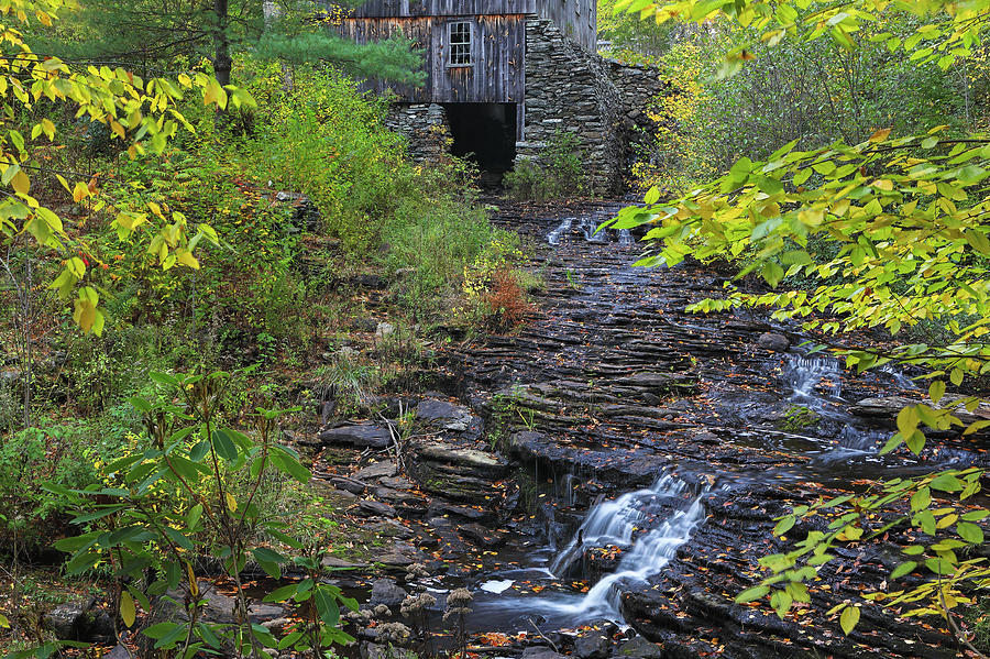 Gristmill at Moore State Park Photograph by Juergen Roth