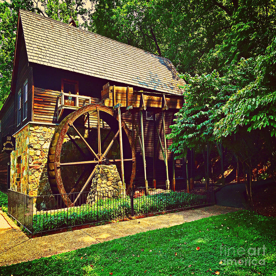 Gristmill - Charlottesville Virginia Photograph by Judy Palkimas