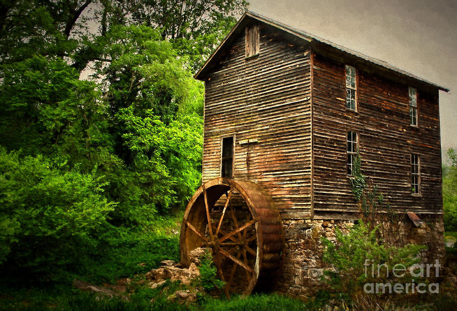 Gristmill  Photograph by Dave Bosse
