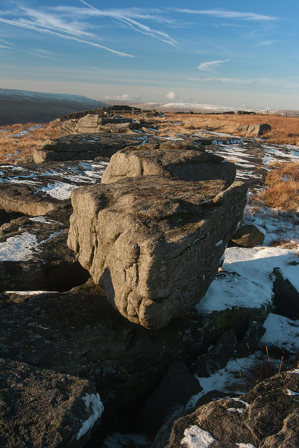 Gritstone Conistone Moor Photograph by Dorian Speakman - Pixels