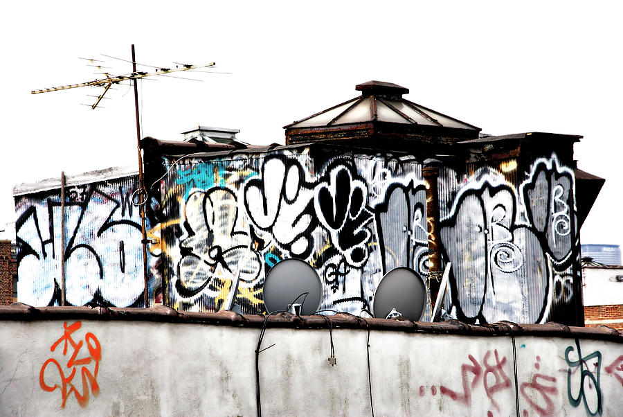 Gritty City Graffiti Photograph by Cate Franklyn