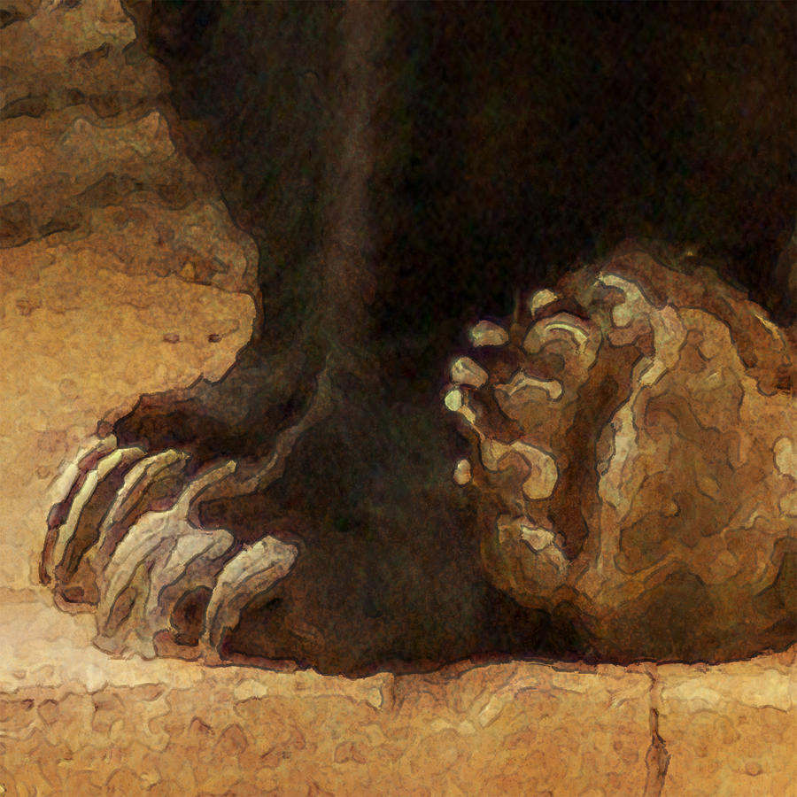 Milwaukee Painting - Grizzly Paws by Jack Zulli