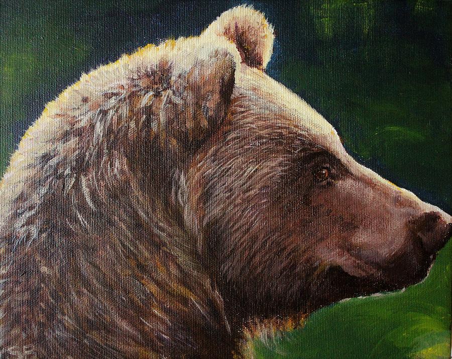 Grizzly_2 Painting by Sabina Bonifazi