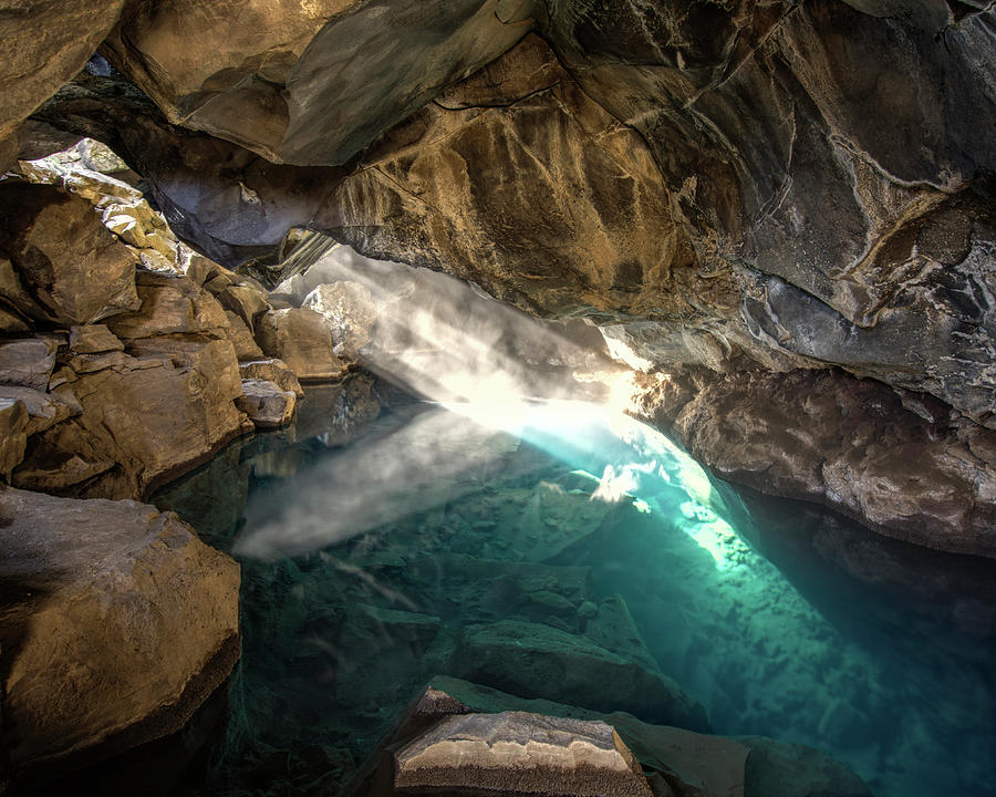 Grjotagja Cave Photograph by Norberto Nunes