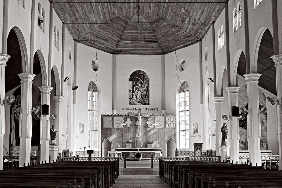 Gros Islet Church-St Lucia Photograph by Chester Williams