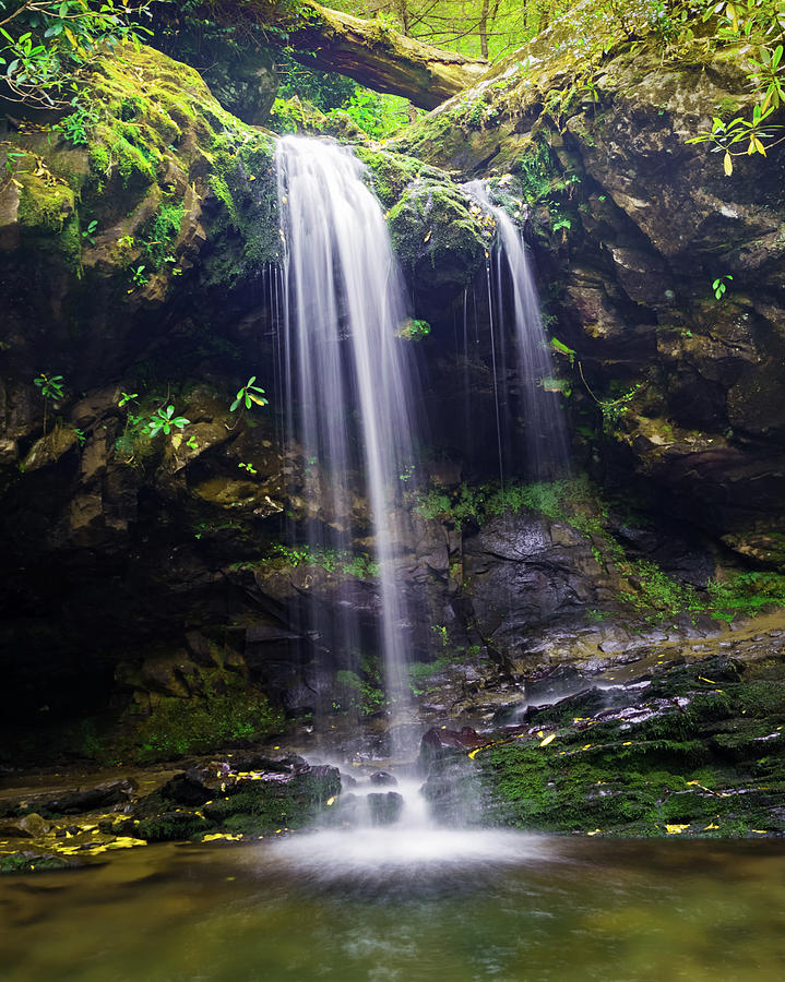 Grotto Falls Photograph by Joe Kopp