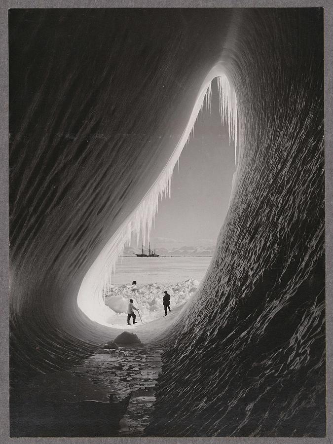 Grotto in an iceberg, photographed during the British Antarctic Expedition of 1911-1913, 5 Jan 1911, Painting by Celestial Images