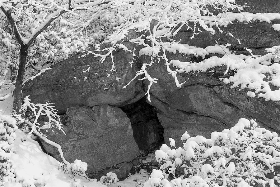 Winter Photograph - Grotto by Yuri Lev