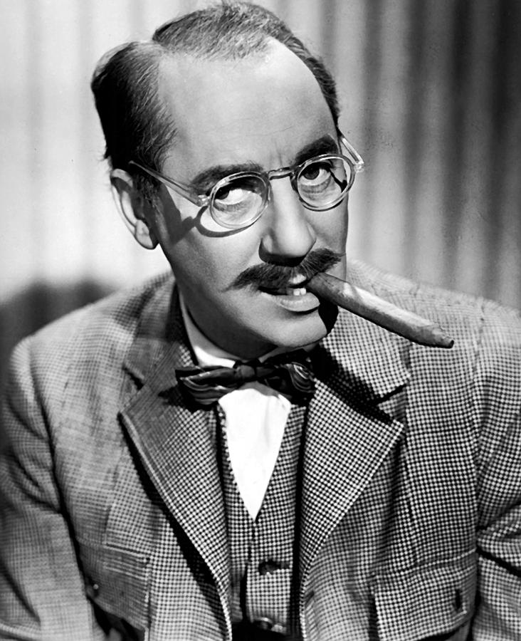 Groucho Marx Photograph - Groucho Marx 1940s by Mountain Dreams