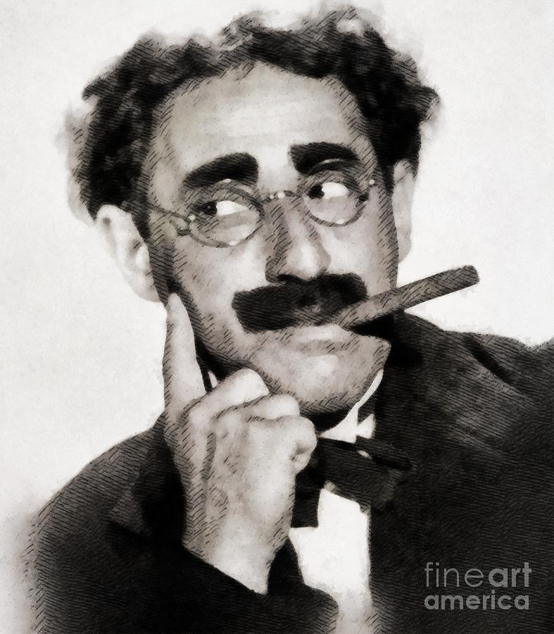 Groucho Marx By Js Painting