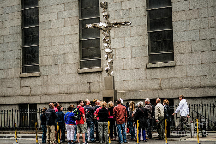 New York City Photograph - Ground Zero Cross #2 by Julian Starks