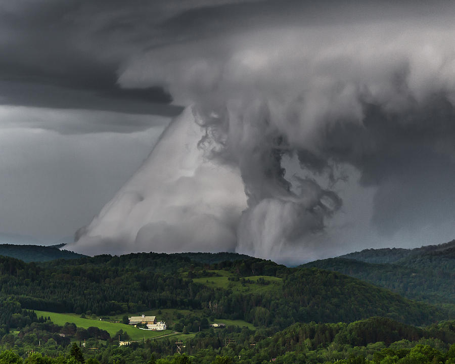 Grounded Shelf Cloud Photograph by Tim Kirchoff