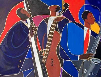 Abstract Painting - Group Jazz  by Peter Sparks