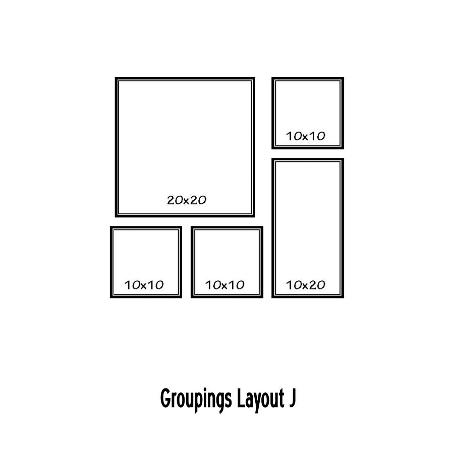 Groupings Layout J Digital Art by Melissa Smith - Fine Art America