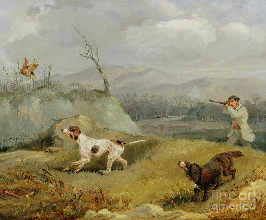 Henry Thomas Alken Painting - Grouse Shooting  by Henry Thomas Alken