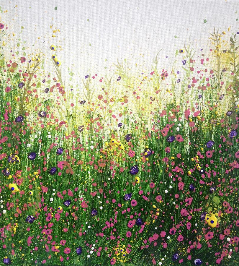 Grow Freely In The Beauty And Joy Of Each Day Painting by Teresa Fry