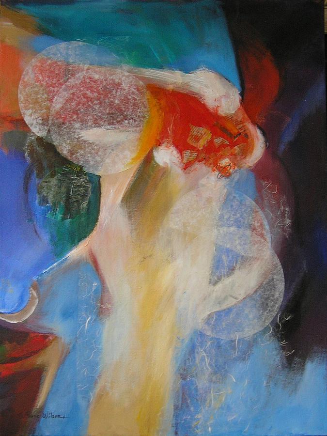 Growing in Mind Body and Spirit Mixed Media by Barbara Couse Wilson