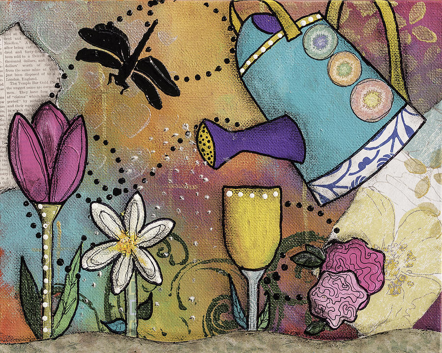 Growth Spurt Mixed Media by Wendy Provins