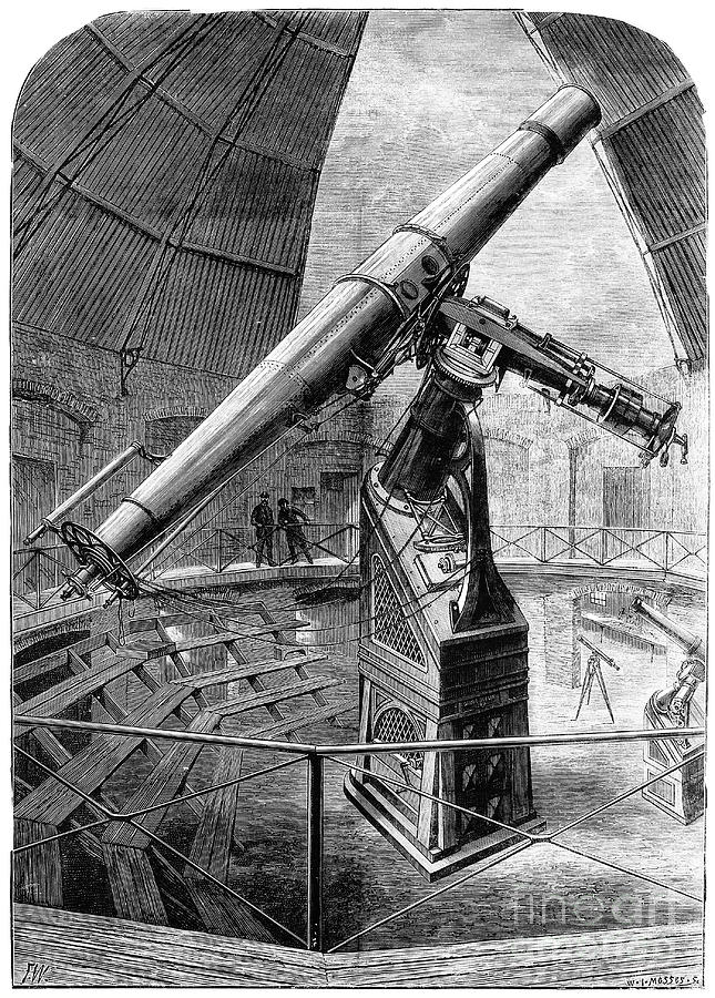 Grubb Refractor Telescope, Vienna, 1881 Photograph by Wellcome Images ...