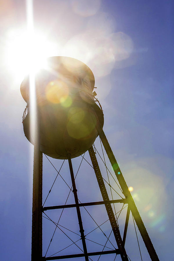 Gruene Texas Water Tower Photograph by Art Block Collections