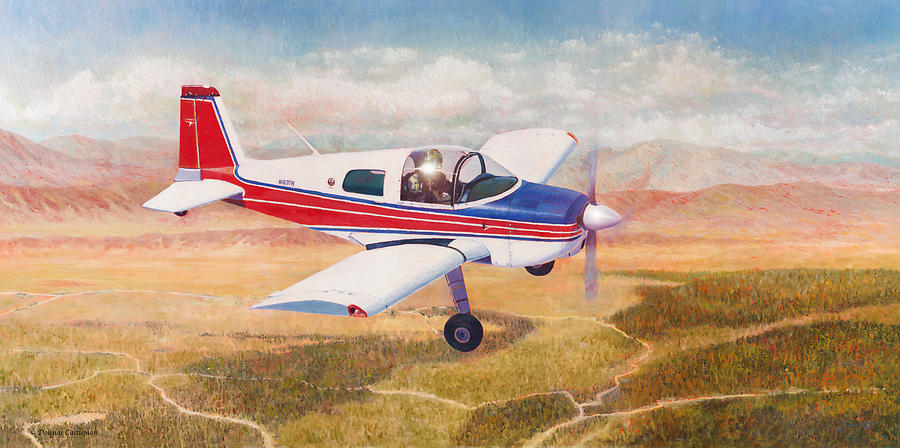 Grumman 1AA-1B  Painting by Douglas Castleman
