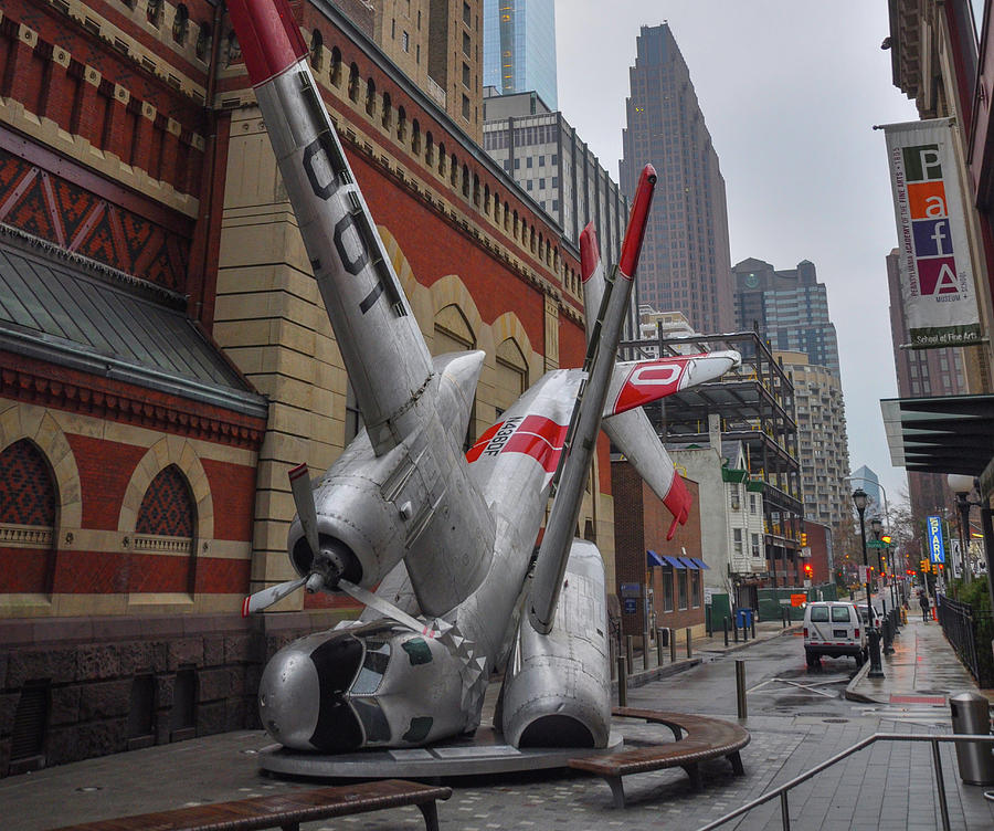Grumman Tracker II Sculpture - Philadelphia Photograph by Bill Cannon