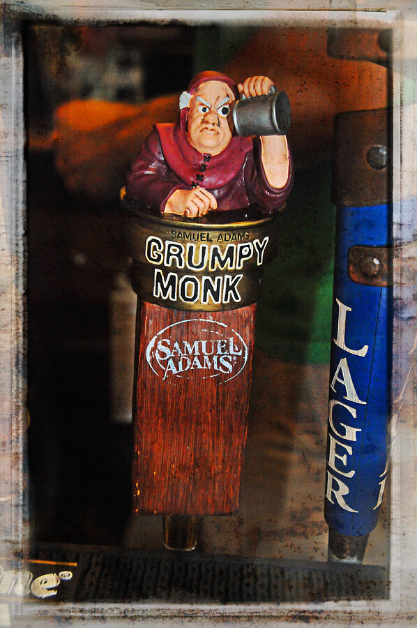 Grumpy Monk Photograph by Mike Martin