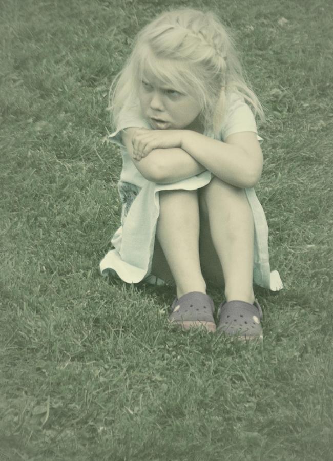 Grumpy Violet Photograph by The Art Of Marilyn Ridoutt-Greene
