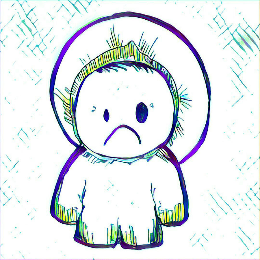 Grumpypants Mosaic Drawing by Unhinged Artistry Grumpypants Mosaic Drawing by Unhinged Artistry