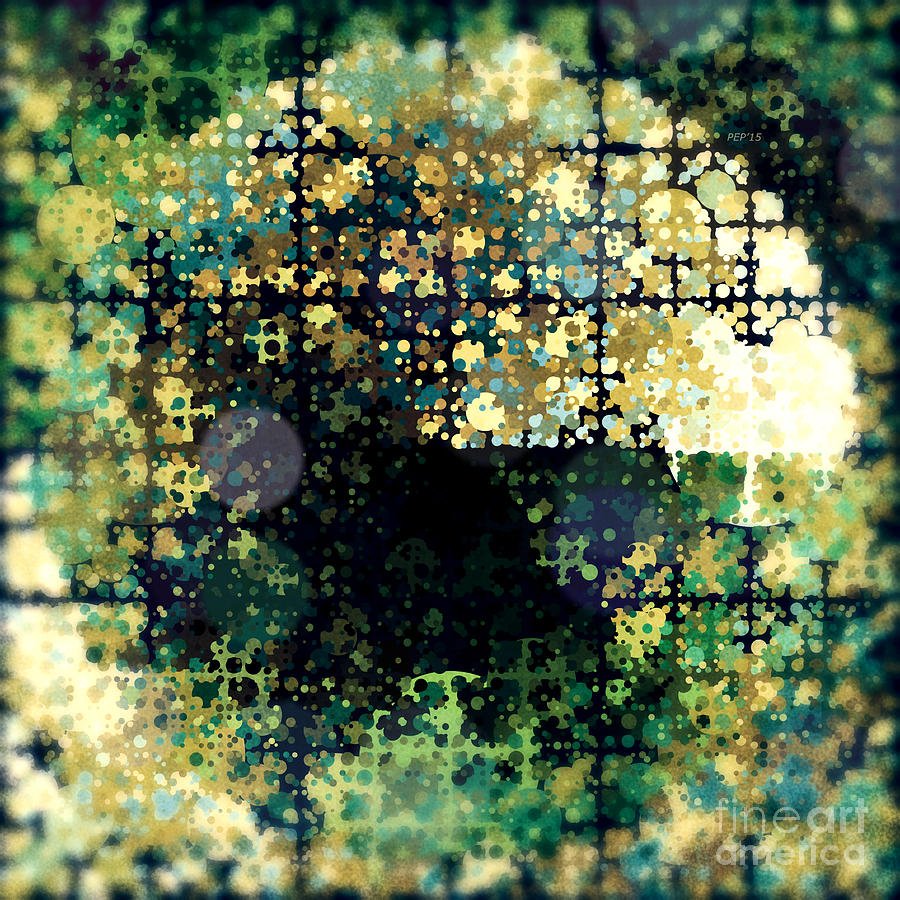 Grunge Geometric Abstract 1 Digital Art by Phil Perkins