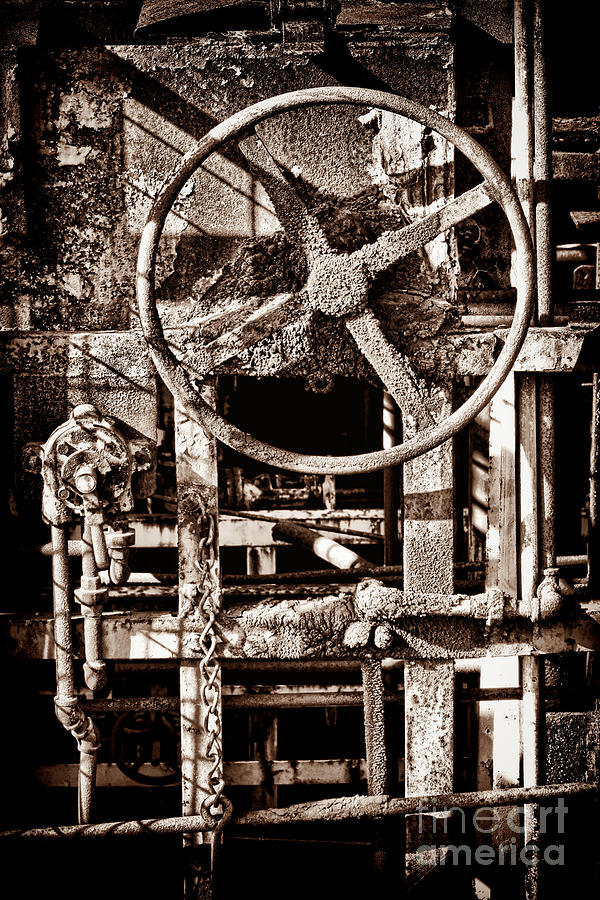 Grunge Machinery Photograph by Olivier Le Queinec