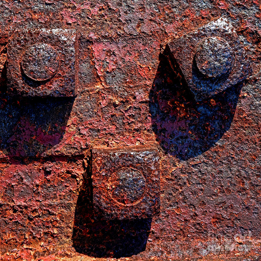 Rust Photograph - Grunging Away by Olivier Le Queinec