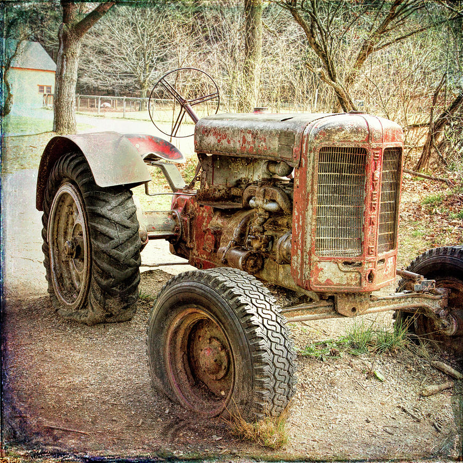 Grungy Tractor Photograph by Natalie Rotman Cote