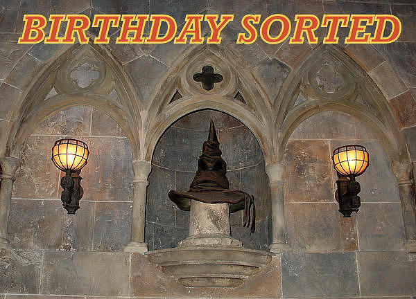 Gryffindor Birthday Photograph by David Nicholls