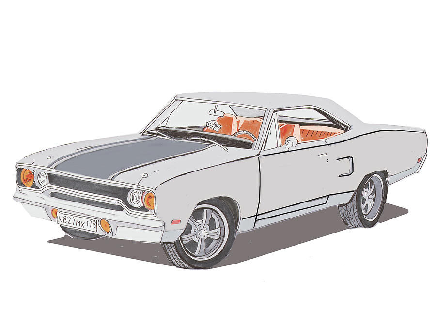 Dodge Painting - GTX mopar by Jay Pumphrey Jr