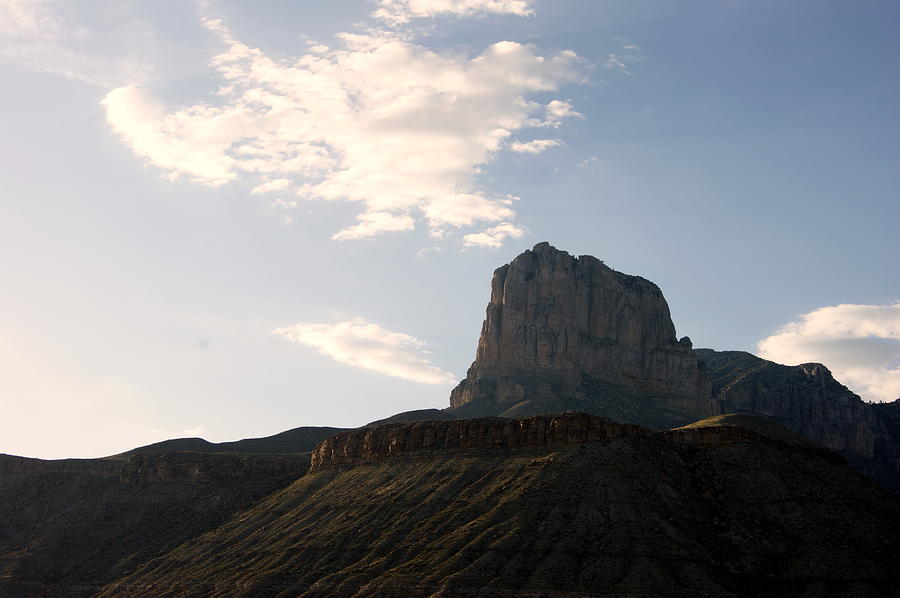 Guadalupe Peak at Dusk Photograph by Beth Collins