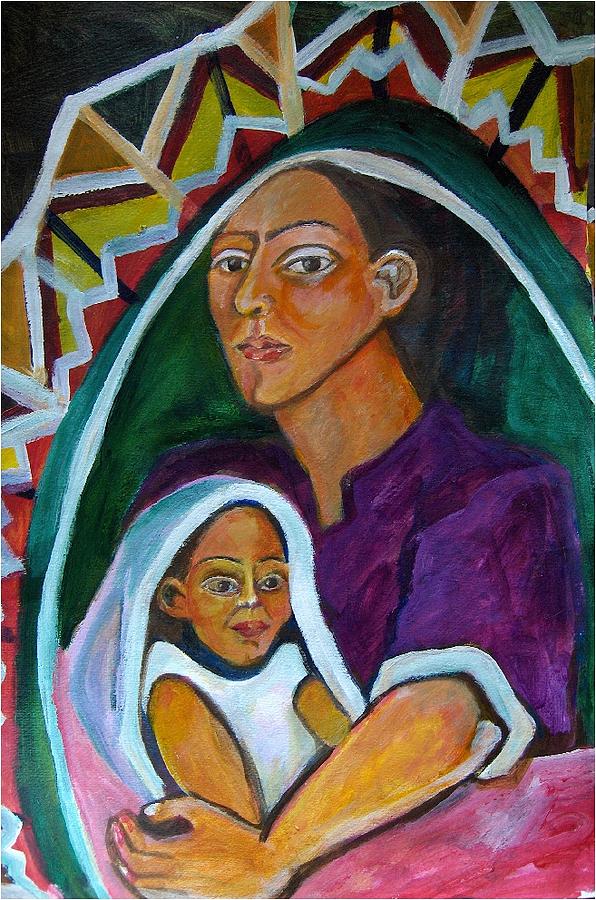 Guadalupe Painting by Ruth Olivar Millan - Fine Art America