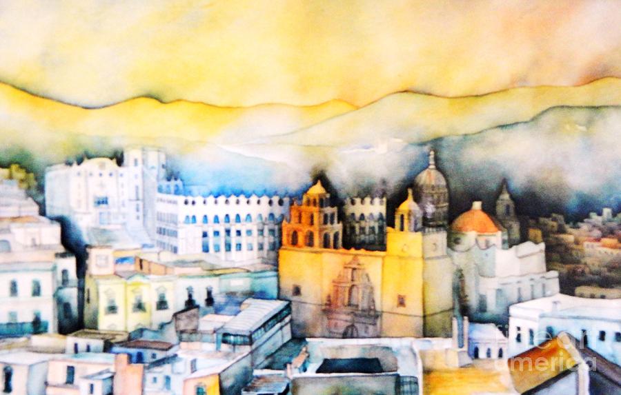 Guanajuato-Mexico Painting by Dagmar Helbig