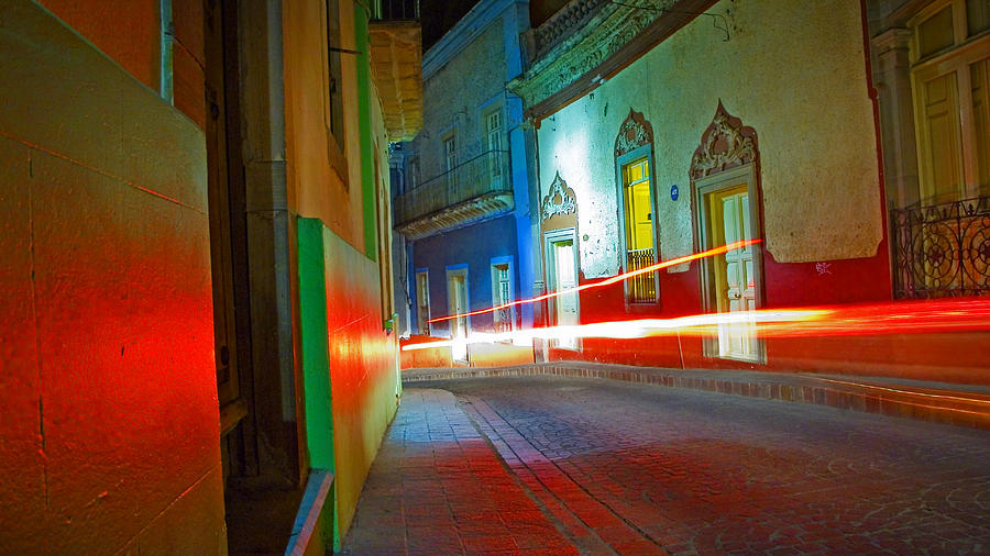 Architecture Photograph - Guanajuato Night by Skip Hunt