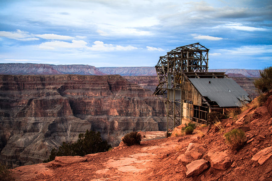 Guano Point Mine Tram Cable Head House Photograph by Robert J Caputo