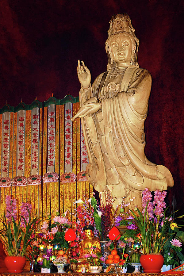 Guanyin Bodhisattva - Jinans rare female Buddha Photograph by Alexandra Till