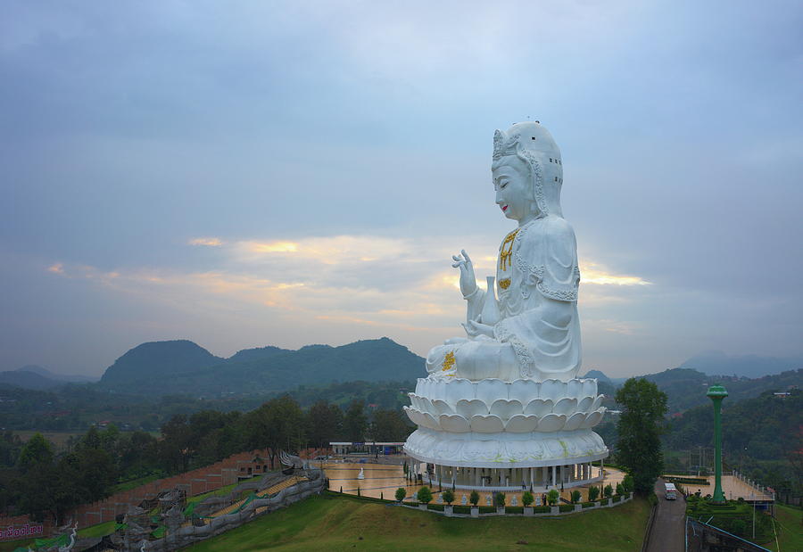 Guanyin in Chiang Rai Photograph by Ivan Franklin