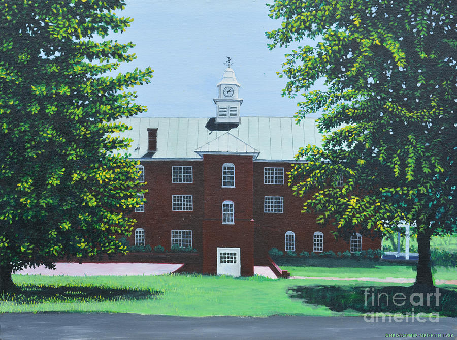 Architecture Painting - Guard Hall by Chris Griffith
